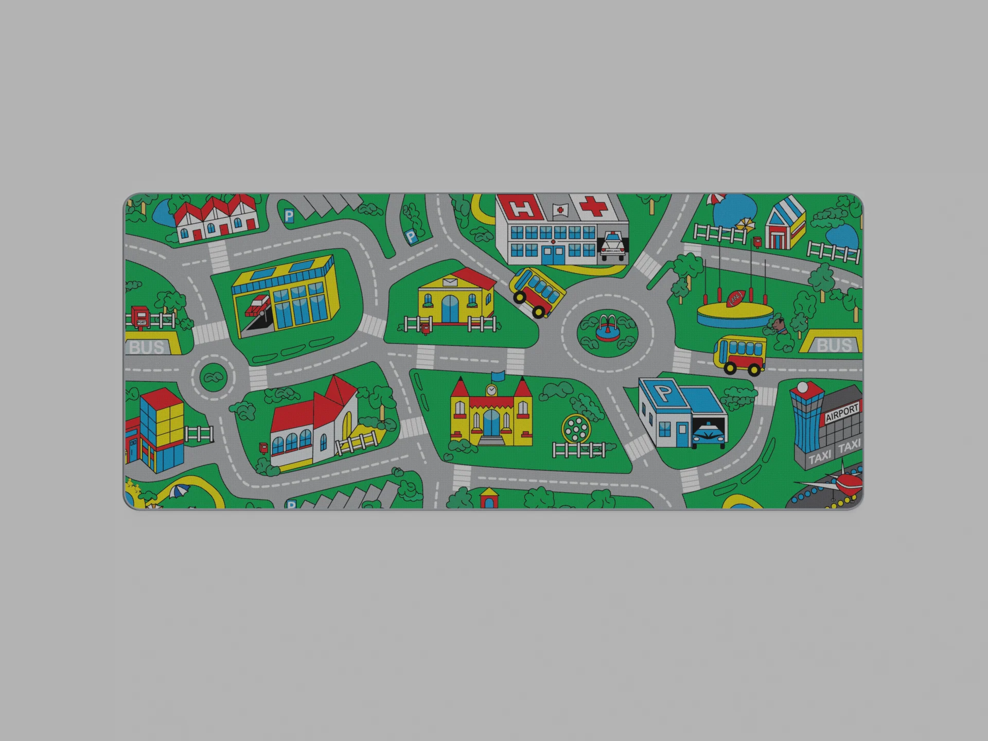 Busy Town R3 Deskmats