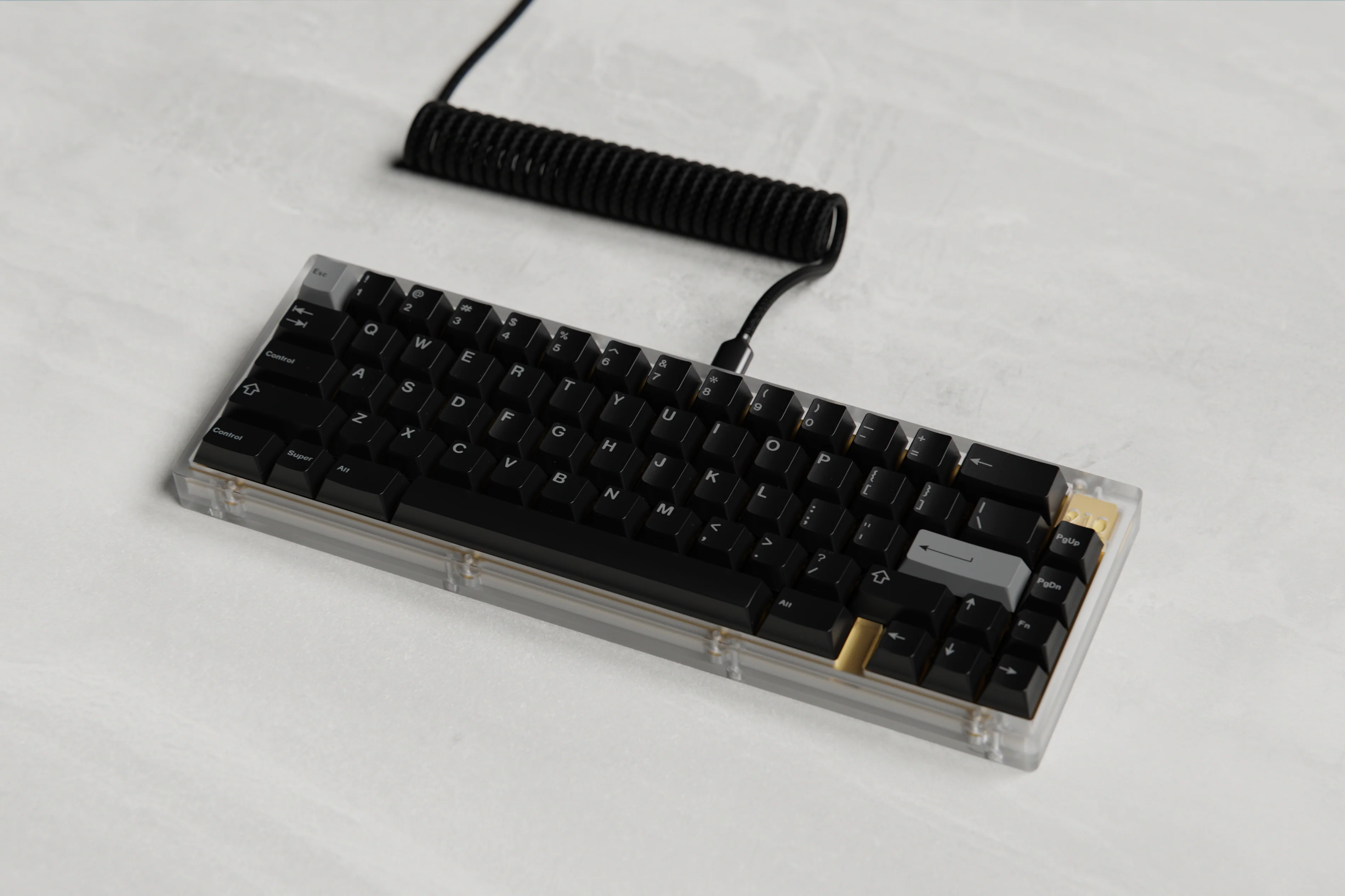 GMK Grey on Black