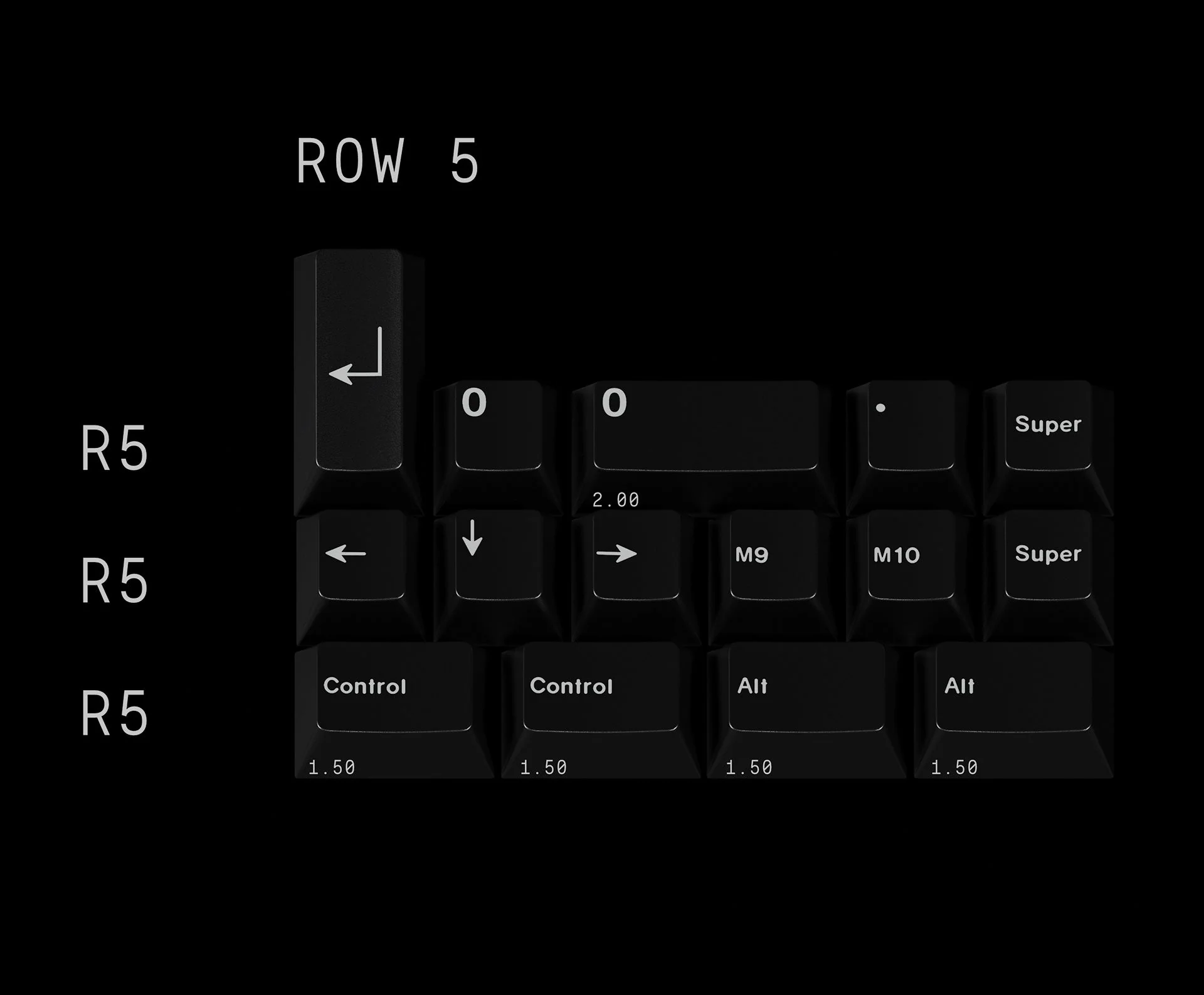 GMK Grey on Black - Image 4