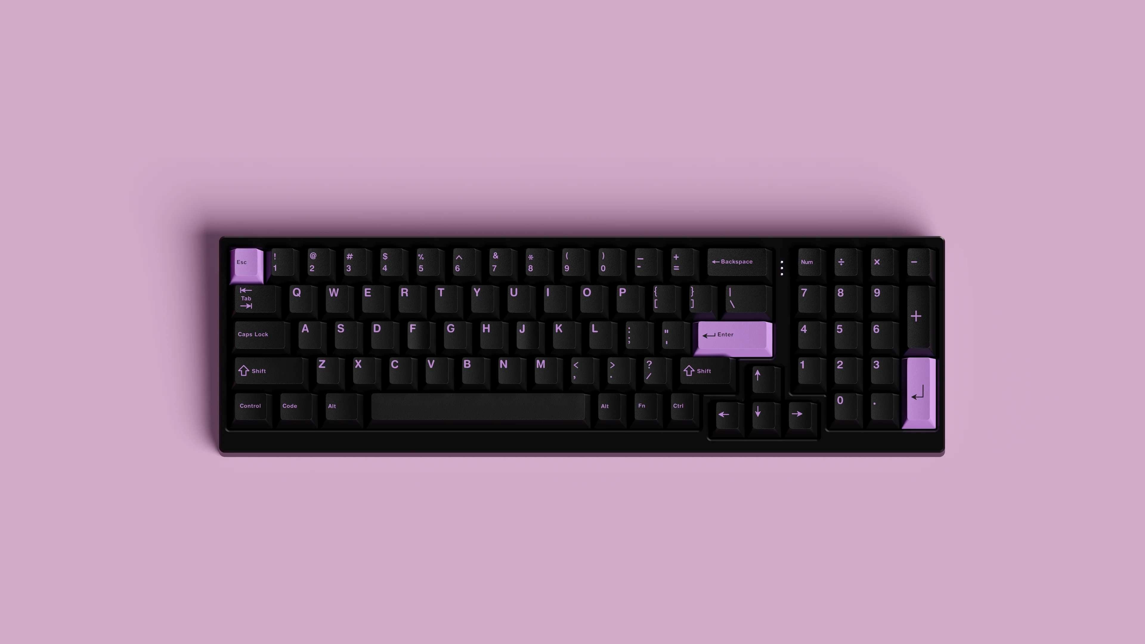 GMK Lilac on Black (Ended) - Image 12