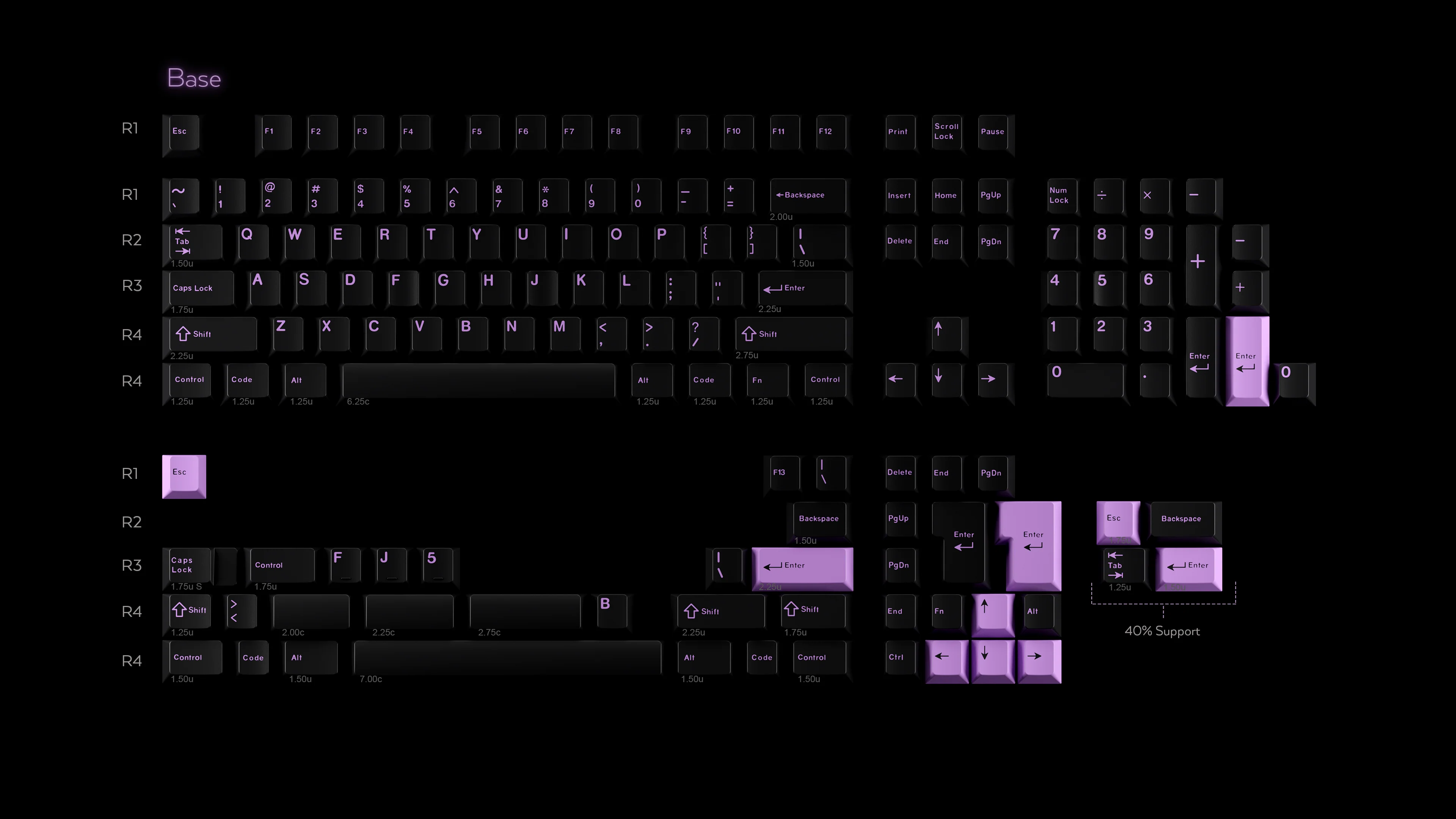 GMK Lilac on Black (Ended) - Image 2