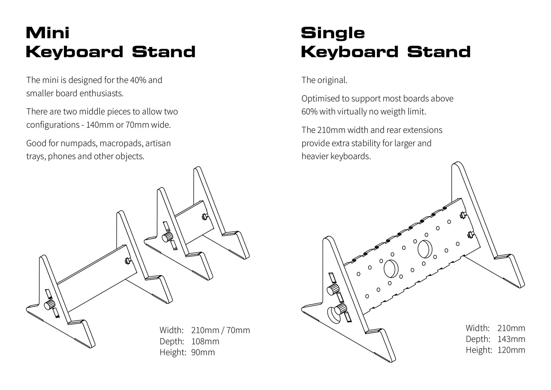 Laser Ninja Keyboard Stands - Image 27