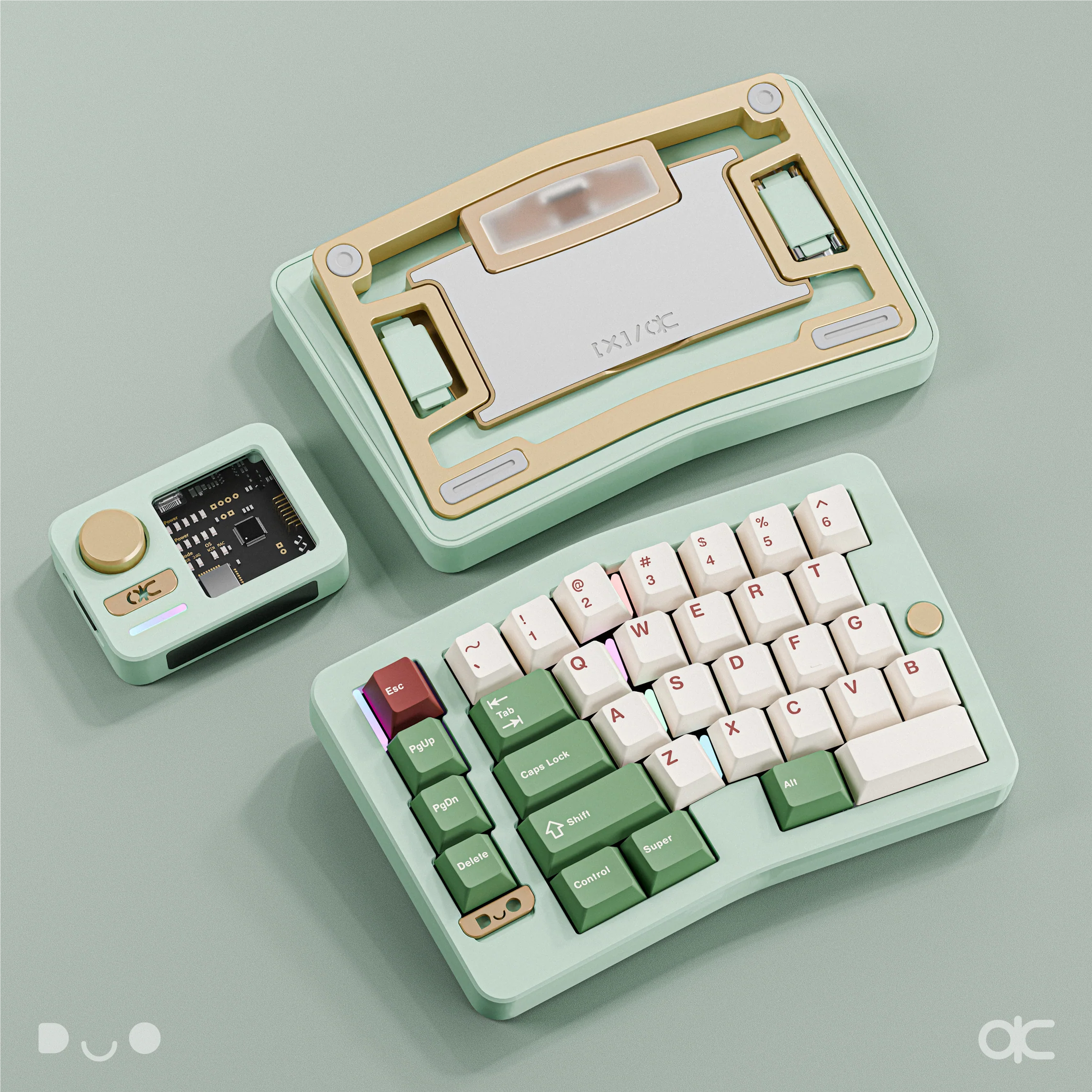 QK Alice Duo - Keyboard Kit (Includes Wrist Rest) - Image 11
