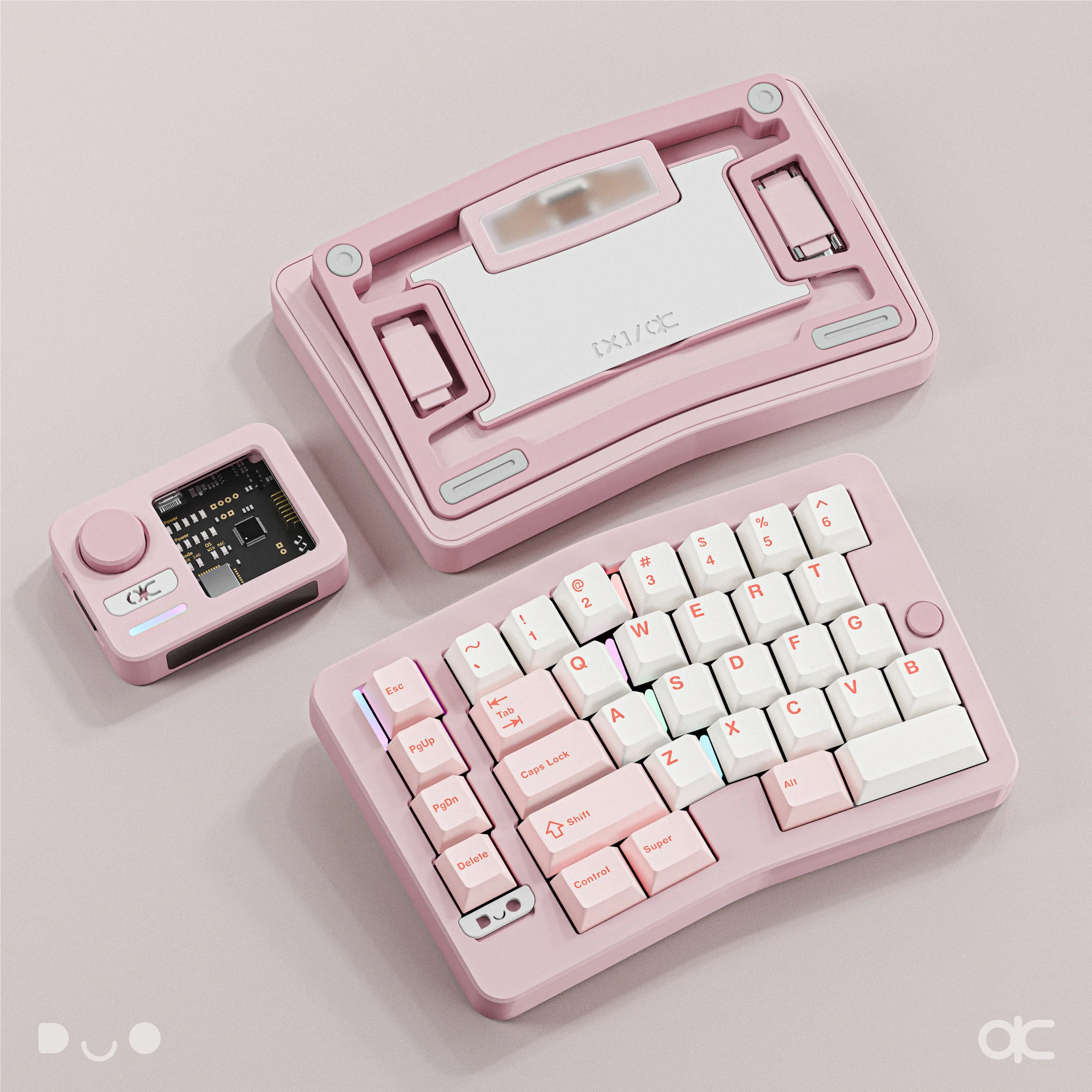 QK Alice Duo - Keyboard Kit (Includes Wrist Rest) - Image 3