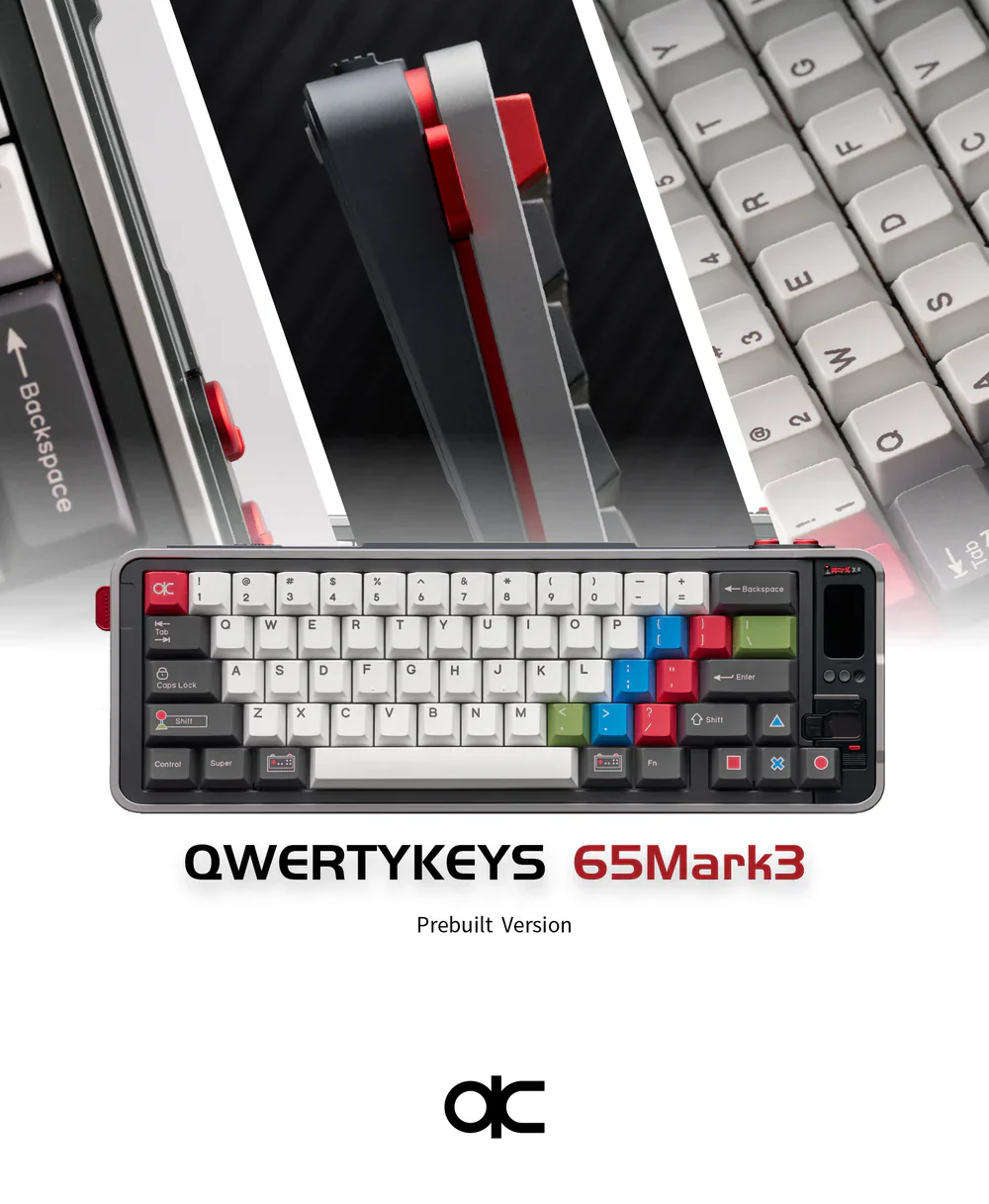 Qwertykeys QK65 MK3 Pre-Built Wireless Mechanical Keyboard - Image 3
