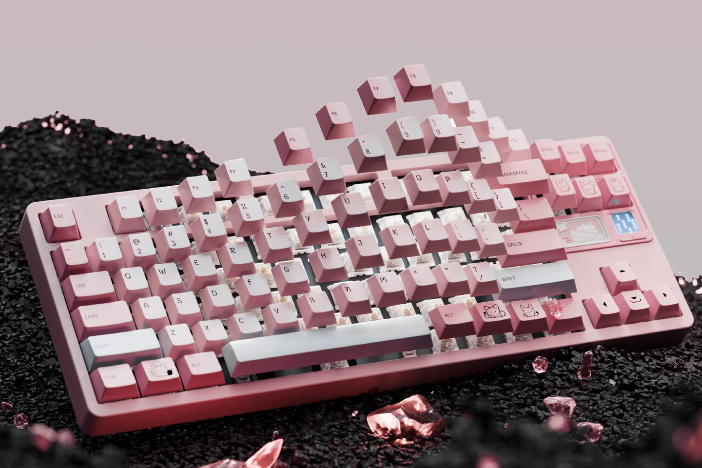 Qwertykeys QK80Mk2 Pre-Built Wireless Mechanical Keyboard - Image 3