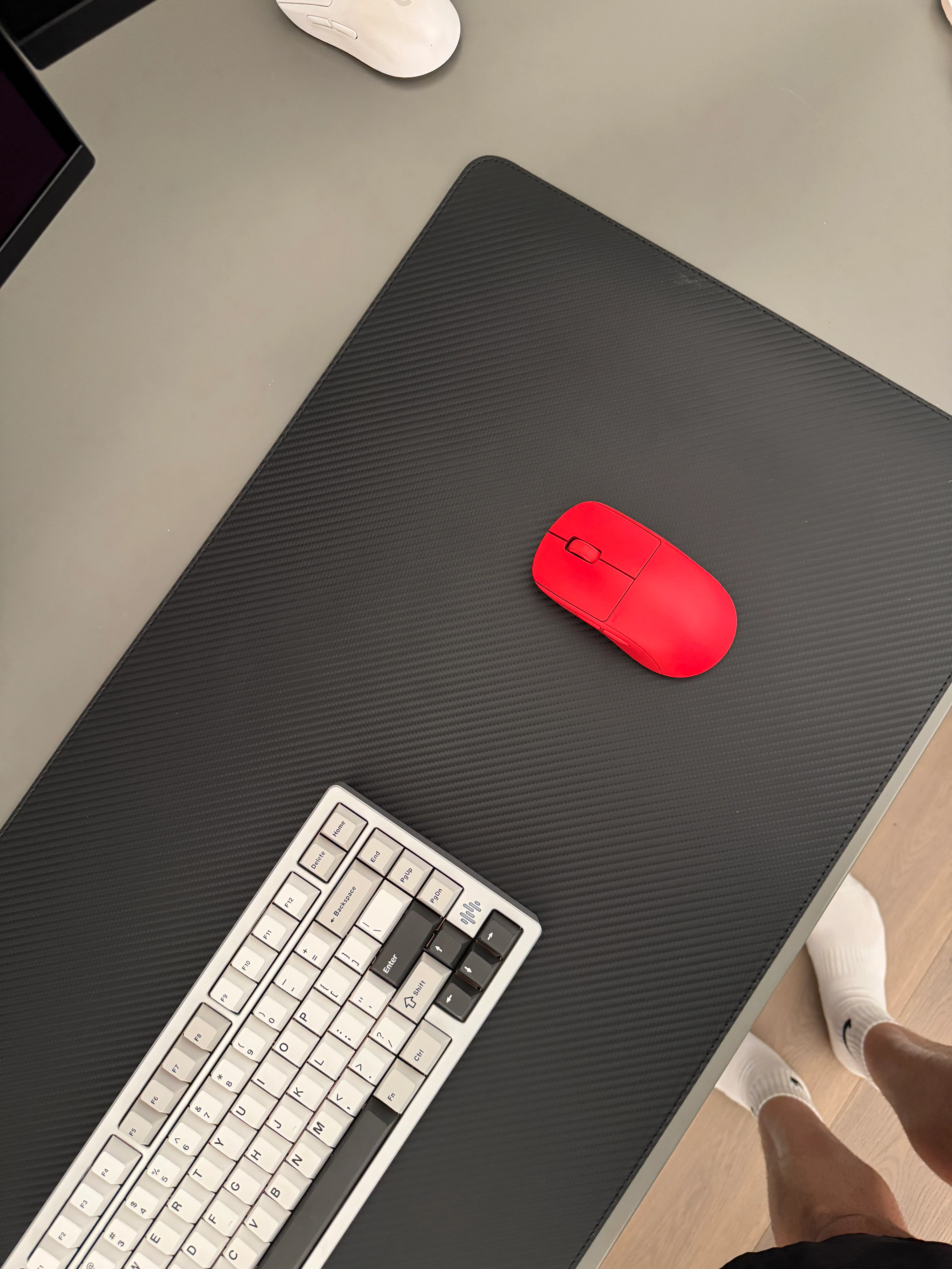 SwitchKeys Carbon Fibre Deskmat