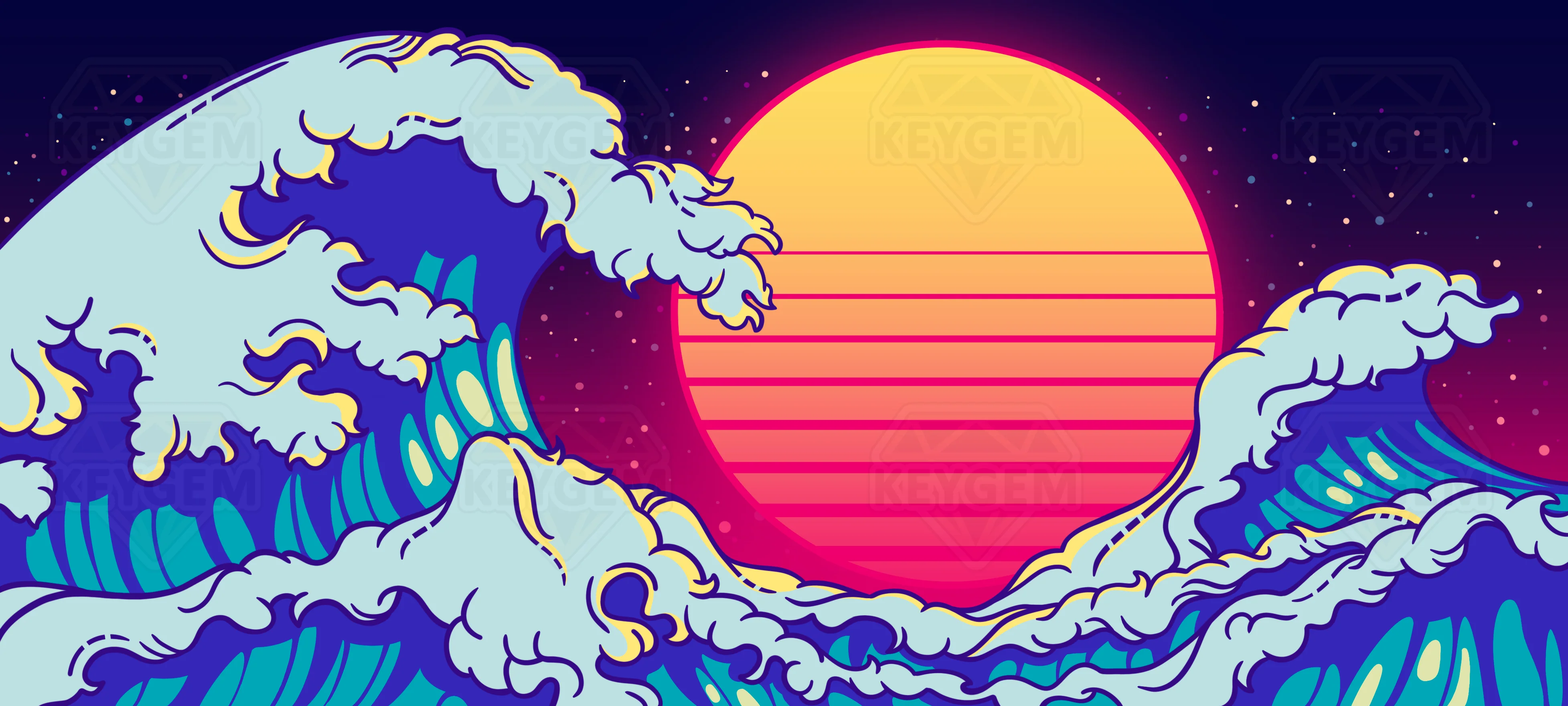 The Great Retro Wave Deskmats - Image 4