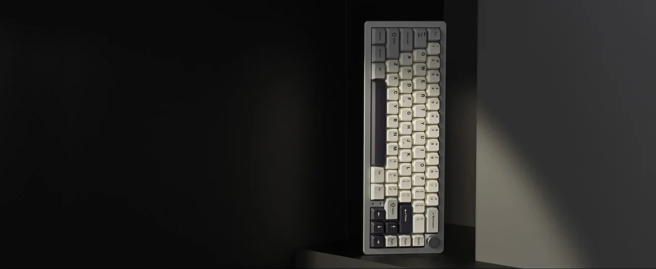 Yunzii AL66 Knob CNC Aluminium Wireless Mechanical Keyboard - Image 9